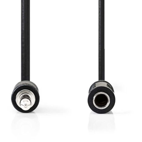 Cable stereoljud 35 mm hane 635 mm hona nickelplaterad 020 m rond enveloppe en plastique (1/5)