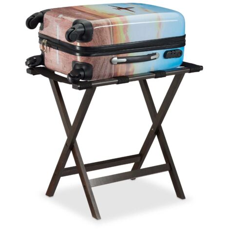 Support de valise pliable marron fonce (1/5)