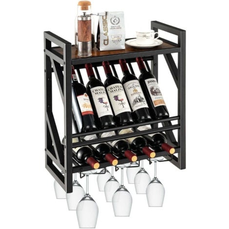 Porte-bouteille Flottant - Chaînes Magiques - Carafe à Vin