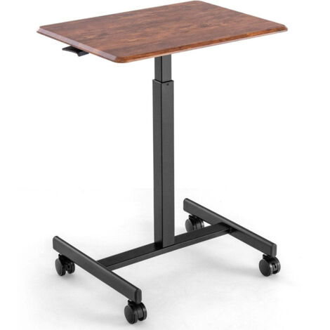 Bureau d'ordinateur table pc avec roulettes hauteur ajustable idéal Bureau d'ordinateur table pc avec roulettes hauteur ajustable idéal
