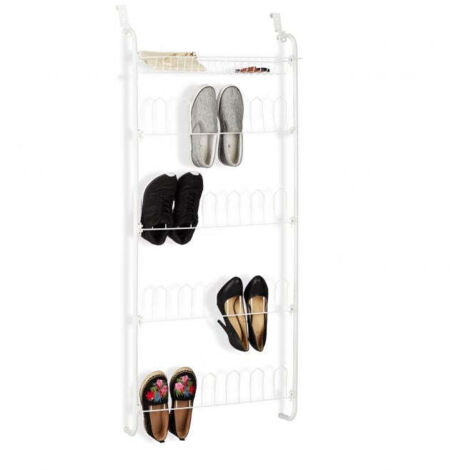 Étagère à chaussures de porte pour 12 paires de chaussures (1/5)