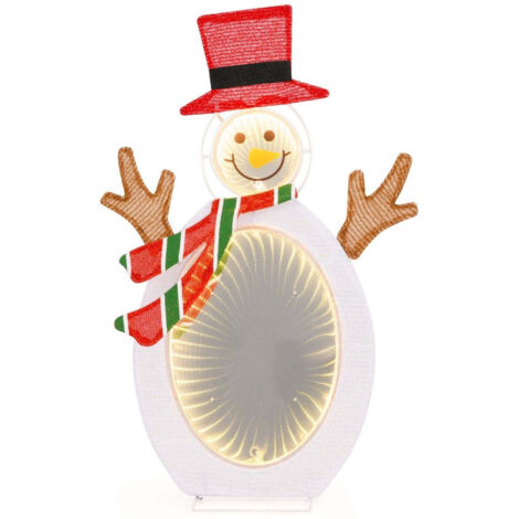 Bonhomme de neige led avec 2 tunnels lumineux figurine de noel lumieres de noel (1/5)