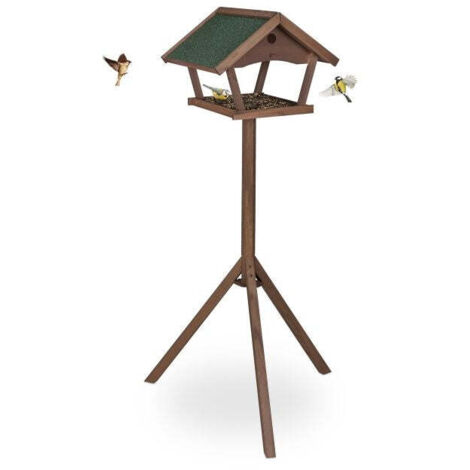 Grande table a oiseaux sur poteau (1/5)