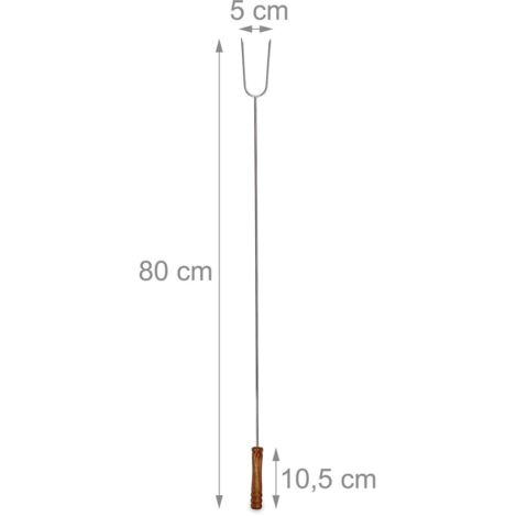 Accessoire Cuisson Extérieure Brochettes Barbecue Télescopiques - Lot De 4 En Acier Inoxydable Brochette Inox Pour Barbecue