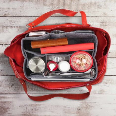 Organisateur de Sac à main en feutre, organisateur d'insertion pour Sac à main de luxe Speedy 25 30 35, Sac de maquillage, doublure modelante, pochette intérieure de voyage Organisateur de Sac à main en feutre, organisateur d'insertion pour Sac à main de luxe Speedy 25 30 35, Sac de maquillage, doublure modelante, pochette intérieure de voyage
