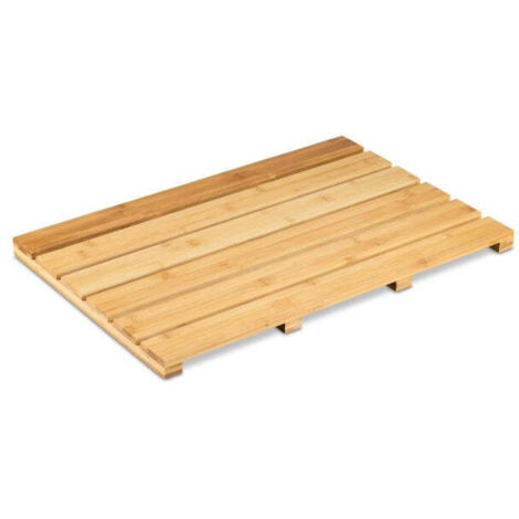 Tapis de bain en bambou naturel (1/5)