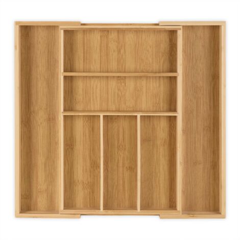 Boîte à couverts extensible en bambou taille M (1/5)