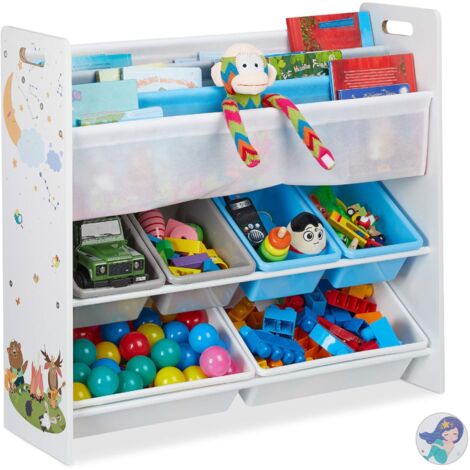 Etagère pour enfants avec 10 compartiments et motifs (1/5)