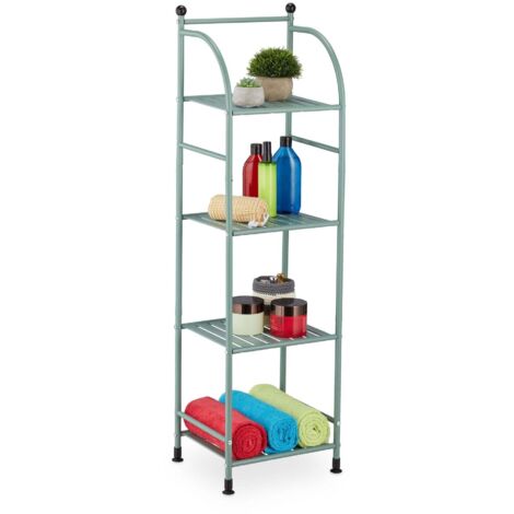 Etagère étroite au sol avec 4 étagères (1/5)