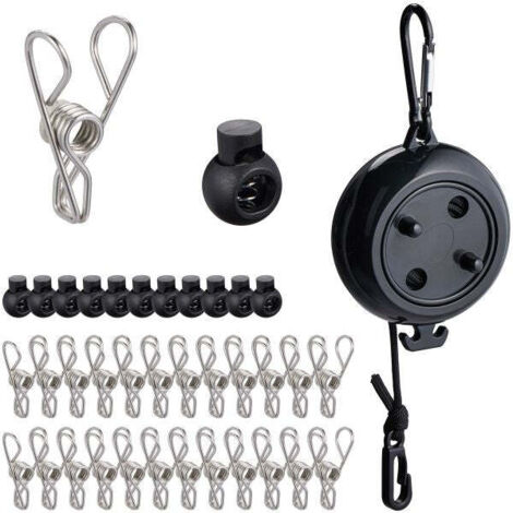 Corde à linge extensible jusqu'à 7,85 m (1/5)