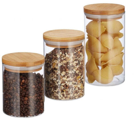 3 pots de conservation de différentes tailles (1/5)