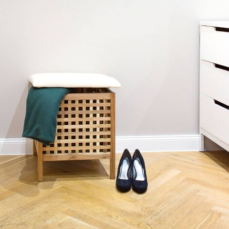 Gedy Tabouret De Salle De Bain Refermable Noir, Design R&D, 46,5x26x28 Cm (1,156 Kg), En Métal Et Résine, Garantie 2 Ans