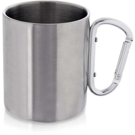 Mug De Voyage En Acier Avec Mousqueton 350 Ml mug-de-voyage-en-acier-avec-mousqueton-350-ml