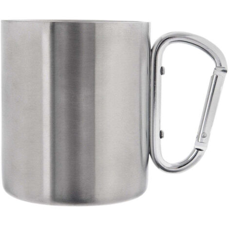 Mug De Voyage En Acier Avec Mousqueton 350 Ml mug-de-voyage-en-acier-avec-mousqueton-350-ml