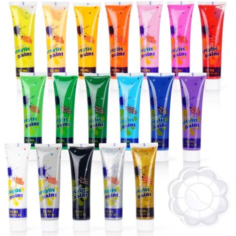 Qiilu Palette De Mélange De Peinture Palette De Mélange De Plateau De