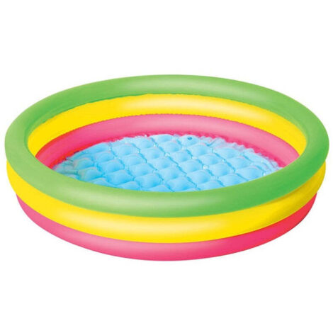 Piscine gonflable colorée 102 x 25 cm Bestway 51104 (1/2)