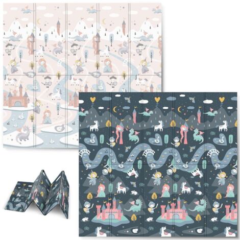 Foldable play mat 200 x 180 x 1 cm - nukido nk 340 88324 (1/5)