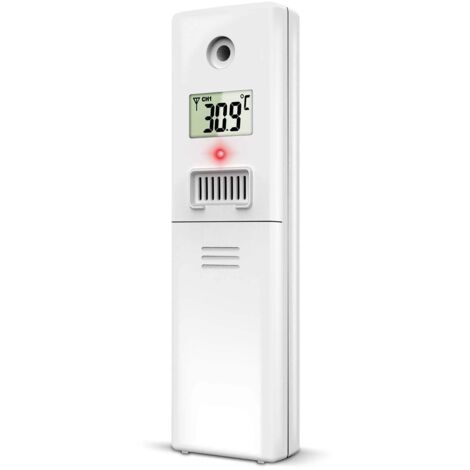 Capteur Température Humidité Sans Fil 433 MHz – Pour Station Météo, Portée 60m, Intérieur/Extérieur