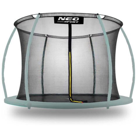 APJJ Filet Trampoline 305 6 Barres pour Trampoline Garden, Filet Trampoline 305 366 8 Barres, Filet pour Trampoline 244 6 Barres, Protection Accessoire Trampoline Exterieur,244cm 6 stangen