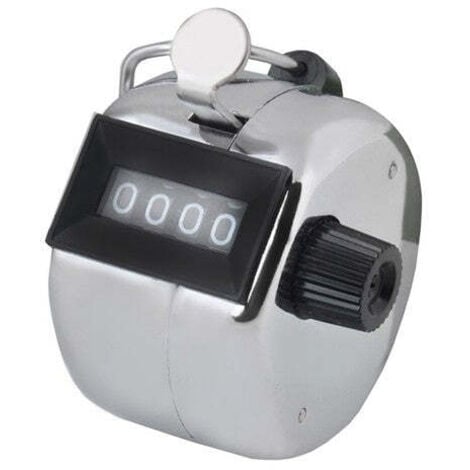 GOGO Compteur Manuel à 4 Chiffres Compteur De Tour, Clicker Mécanique