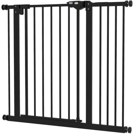Barriere De Securite Enfant Lit Barrière Sécurité Chien Lionto - 70cm Hauteur, Réglable Jusqu'à 180cm, Pin Et Métal Barrière Escalier Animaux