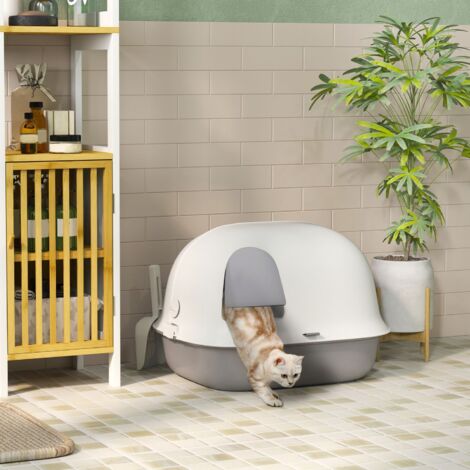 Bac à Litière Portable Pour Chat - Pliable, Étanche, 34x45x11cm, Avec Poche Filet Et Pelle, Pour Voyage Et Maison