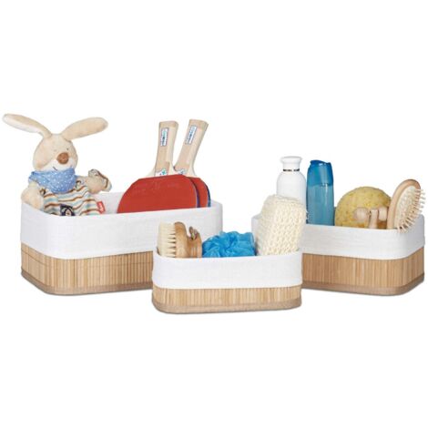 Panier de rangement salle de bain 3 parties (1/5)