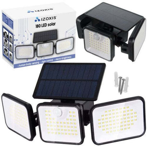 Lampe solaire 180 led izoxis 24889 (1/5)