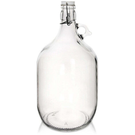 BOUTEILLE + FERMETURE CLIP 'WAKI GLASS' 1 L 8,5x32,5 CM