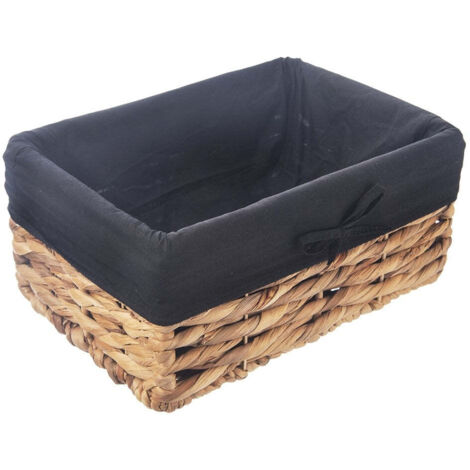 Panier En Osier Fait Main Forme Poire Avec Couvercle - Rangement Déco Pour Jouets Ou Objets - Style Rustique - 8