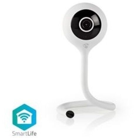 Caméra intérieure connectée et autonome HD 1080p avec vision nocturne- NEDIS- (1/7)