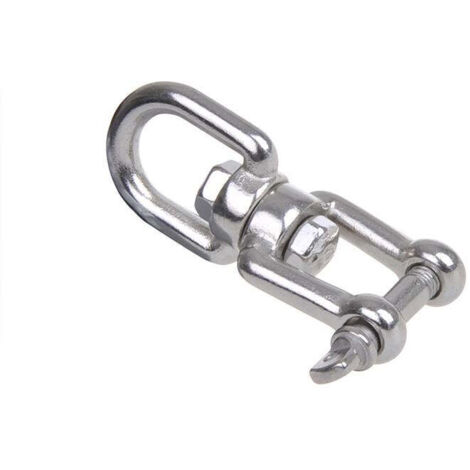 Manille pivotante 6mm rvs aisi 316 oeil - fourche 1350 dan (1/4)