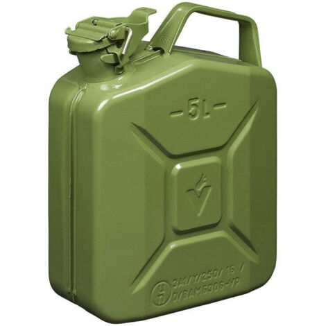 Jerrican 5l metal vert homologue un - tuvgs 588272 588272 588272 588272 ...