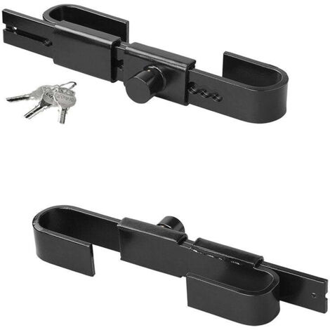 Verrouillage Remorque Acier Inoxydable - Pour Coupleurs 2 Pouces à 2-5/16 Pouces - Sécurité Lourde - Avec 3 Accessoires - Pour Bateaux, VR, Camions