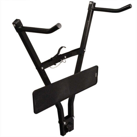 Porte velos klick fast ii avec support de plaque dimmatriculation (1/5)