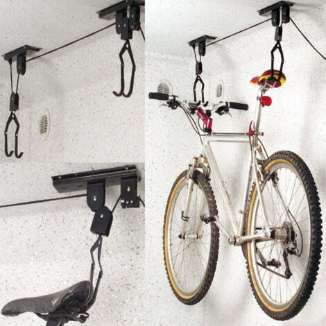 Ascenseur à vélo monté au plafond