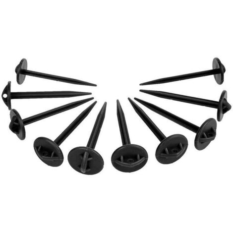 ProPlus 361736 Piquet de tente Heringset Kunststoff - 10 Stück für Bodenplanen und Zeltteppiche 7.5 cm x 9 cm 10 pc(s) Y480732 (1/4)