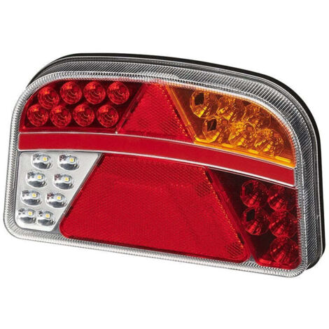 Feu arriere 6 fonctions 240x150mm led droit (1/5)