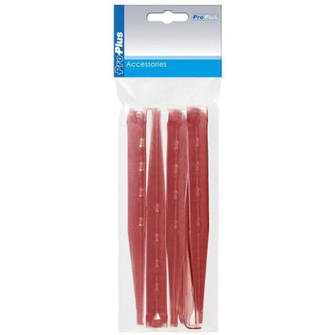 Piquet de tente 185cm aluminium nervure 6 pieces en poly sac (1/5)