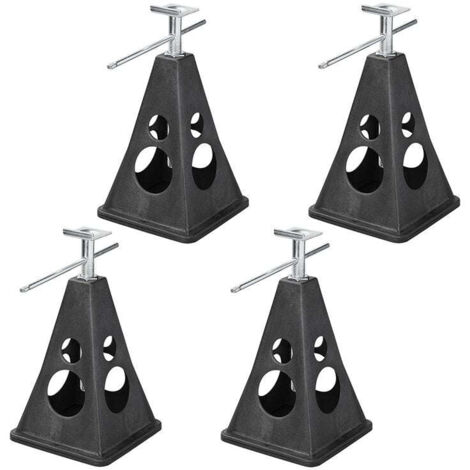 Supports stabilisateurs en plastique, lot de 4 pièces 750 kg/pièce (1/5)