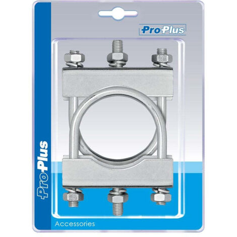 Support en u rond 6070mm pour pince roue jockey - lot de 2 pieces sous blister (1/5)