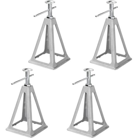 Béquilles stabilisatrices - lot de 4 pièces en aluminium