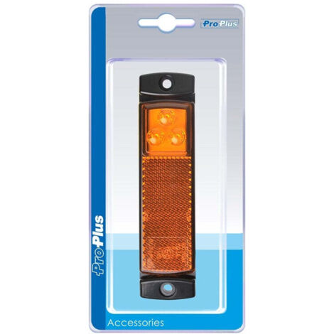 Feu de position lateral 1224v ambre 126x30mm led sous blister (1/5)