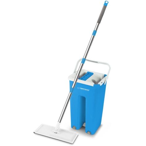 Hope mop mop with bucket ehs004 blue white microfibre mop with wringer (1/7)