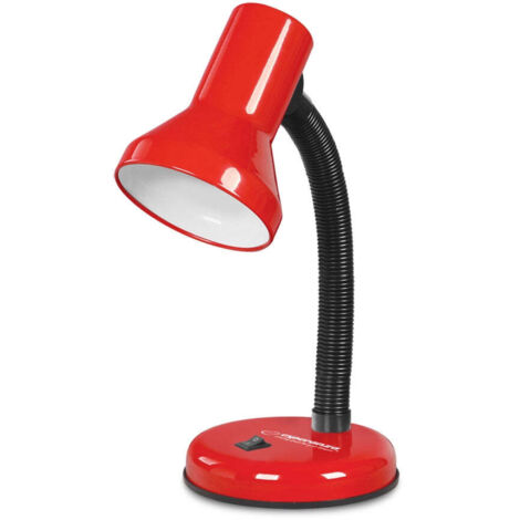 Esperanza desk lamp e27 alatair red