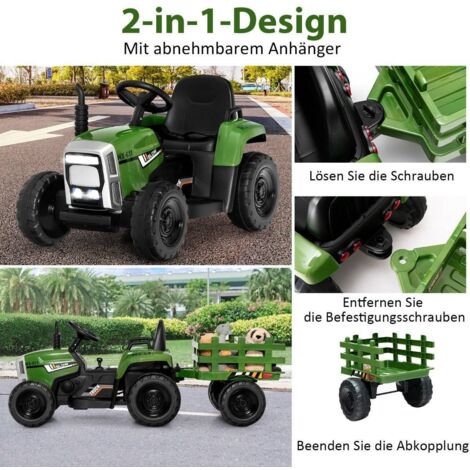 Fafeicy Jouet de tracteur pour enfants Jouet tracteur Vintage pour