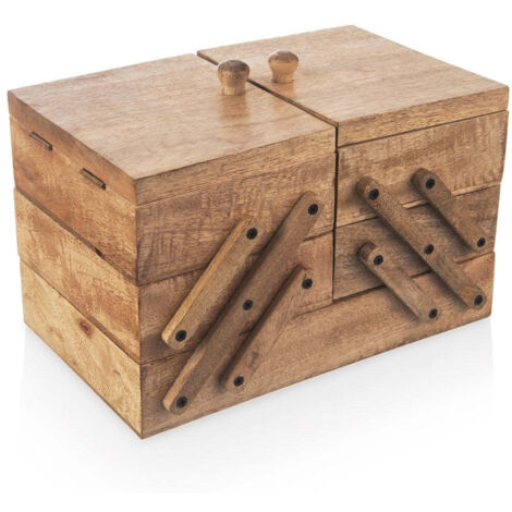 Boîte à Sucre En Bois 22x15x9 Cm - DIY à Décorer MegaCrea