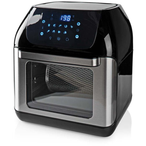 Nedis air fryer 12 l minuteur: 60 min nombre de programmes prédéfinis: 9 numérique noir - Nedis - kaafo300ebk (1/5)