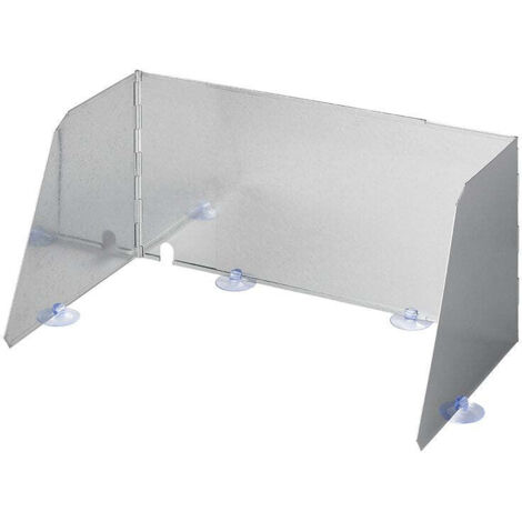 Pare brise de cuisson 3 pieces en acier pliable et extensible 38573 x 27 x 24 cm (1/5)
