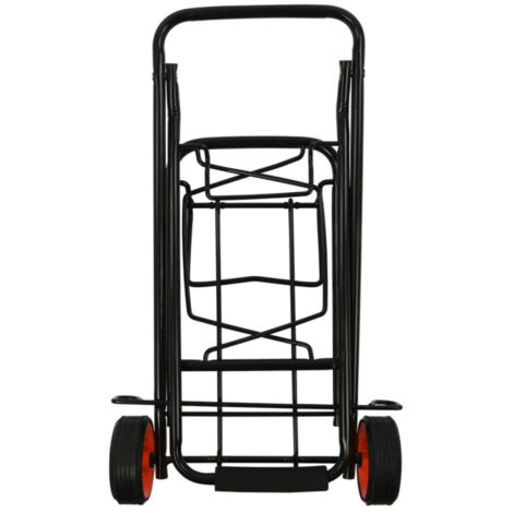 Chariot pliable 30kg – Avec sangle élastique – Dimensions déplié 360x375x870mm – Facile à plier et déplier – Proplus (1/6)